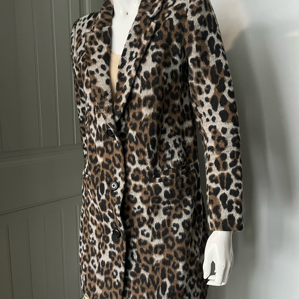 BB Dakota Animal Print Coat